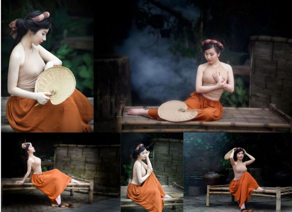 Bộ ảnh của mẫu ảnh Hà Phương được sự hướng dẫn của nhiếp ảnh gia Dương Quốc Định, dưới Nháy Lê Xuân Bách